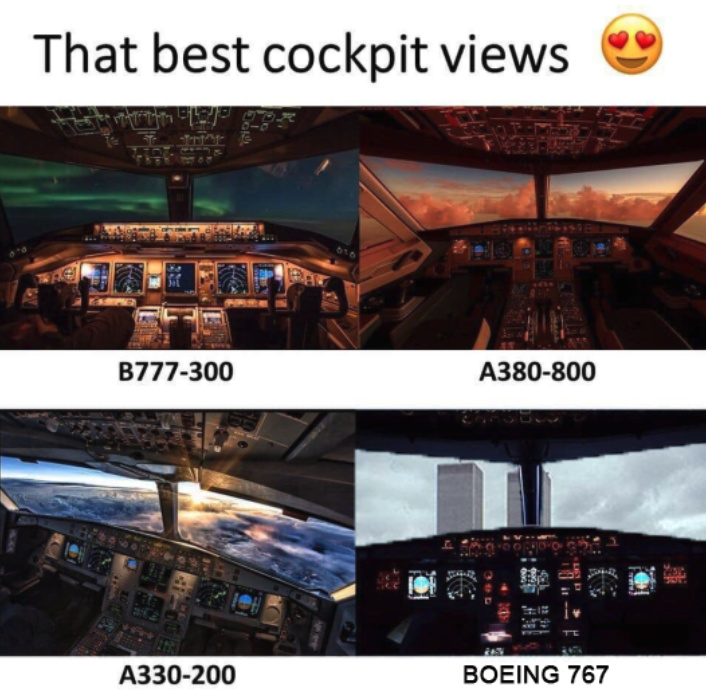 Les meilleurs vues de cockpit - meme