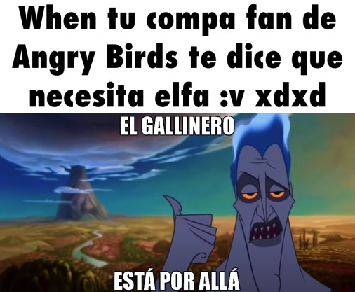El Fan de Angry Birds xdxd - meme