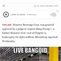 Monster Energy buys Bang