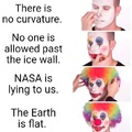 Clown flat earth society