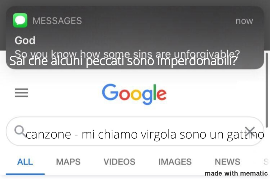 Boh un'altra volta,non so di nuovo che titolo dare però nuovo meme