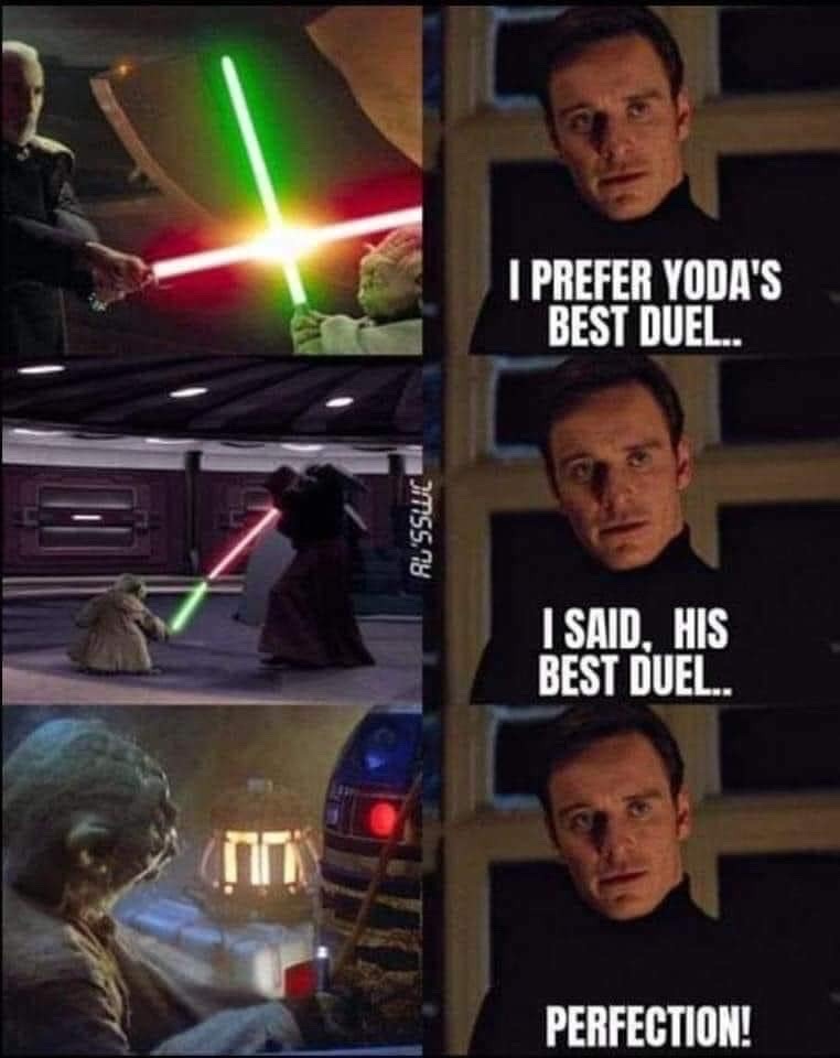 R2 was close to smoking Yoda - meme