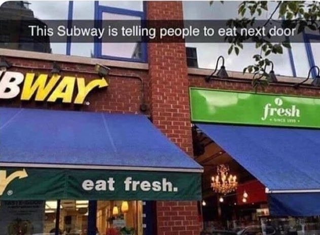 Subway - meme