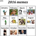 Calendar of memes