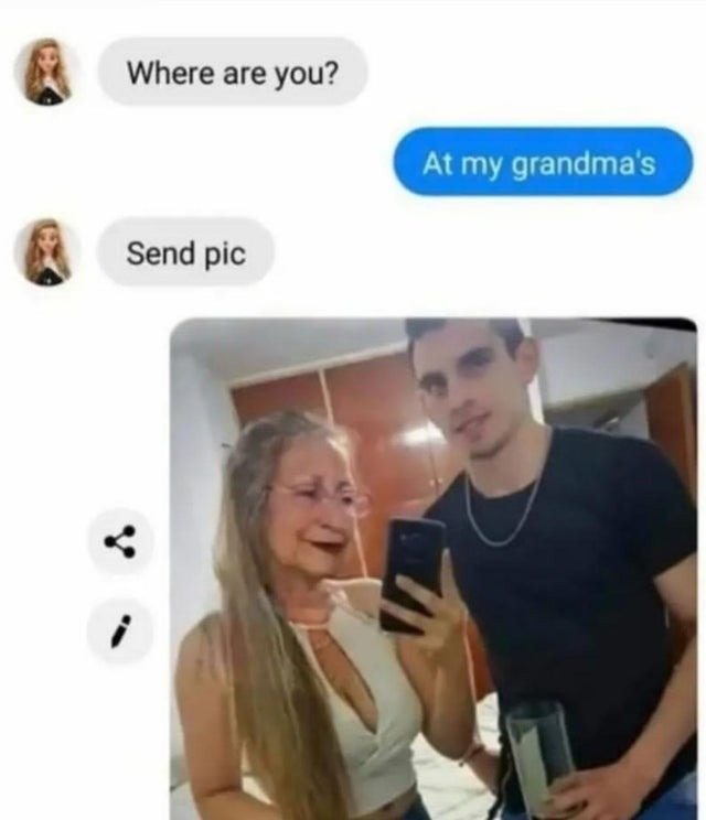 Grandma's sus - meme