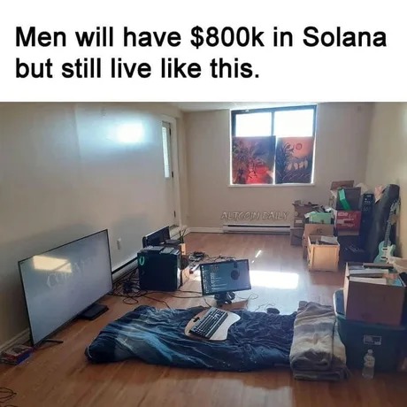 you don't need a lot to be happy - meme