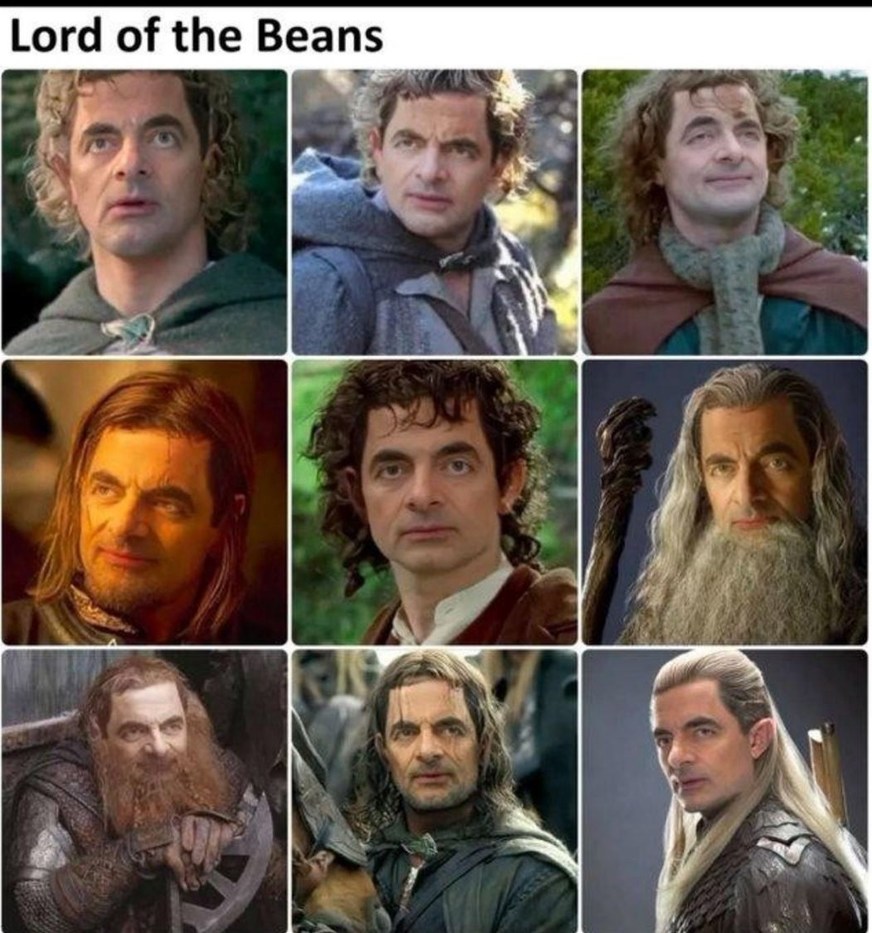 but which Bean can hold the ring?! - meme