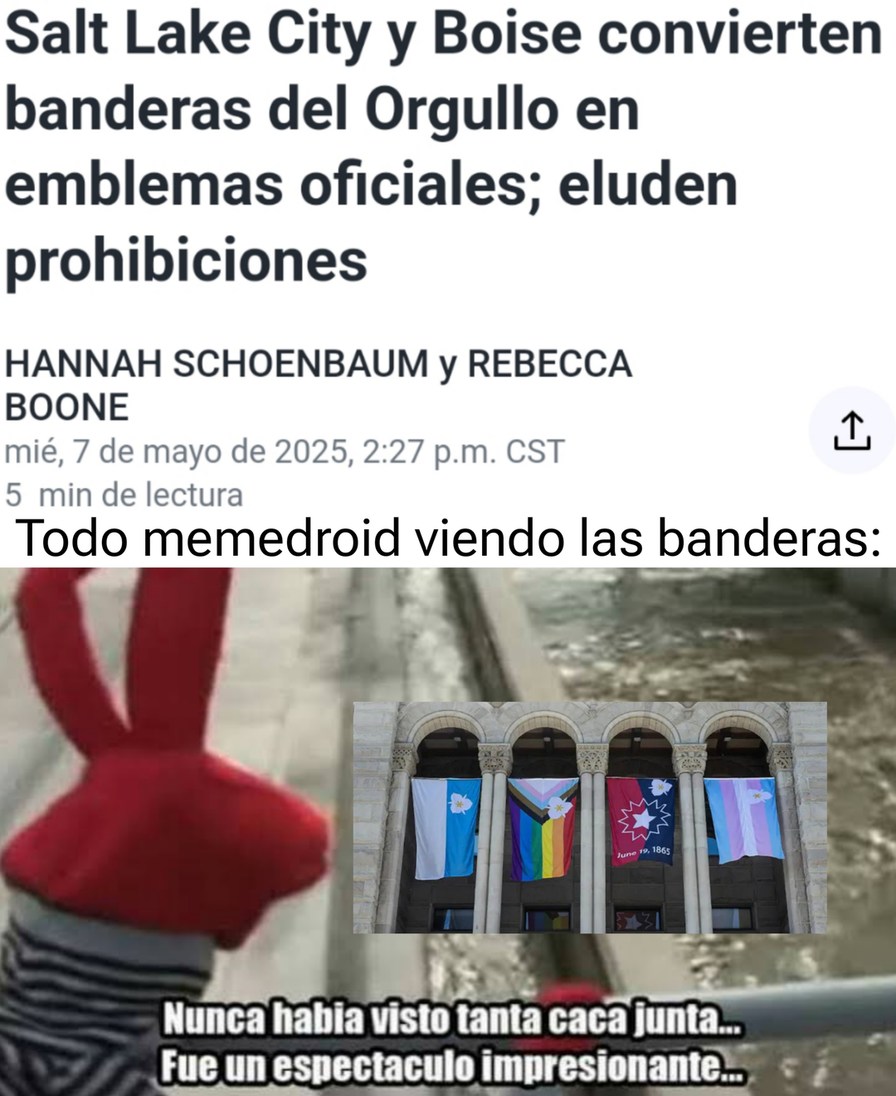 Tremenda mrd esas banderas :grin: :grin: :grin: - meme