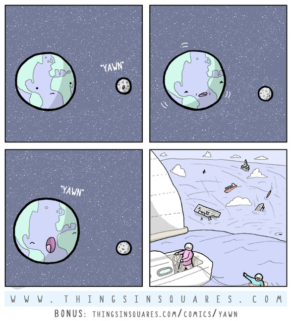 That's how moon controls the oceans - meme