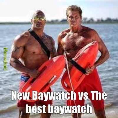 David Hasselhoff is king of Baywatch forever - meme