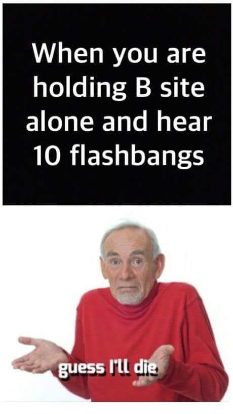 Oh no! Flashes are banging me! - meme