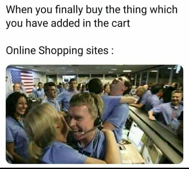 Online shopping - meme