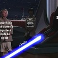 I use my pocket knife for literally anything (Prequelwars)