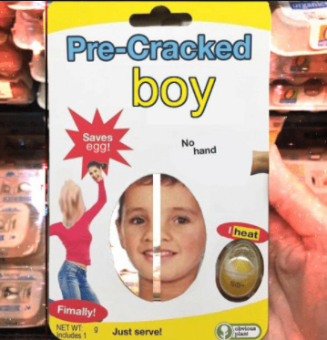 Pre-cracked boy - meme