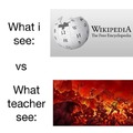 What teacher see