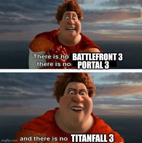 Third parts of Battlefront, Portal and Titanfall - meme