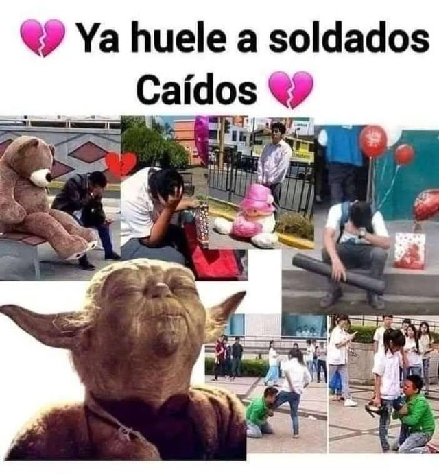ya empiezan a caer enamorados de san valentín - meme