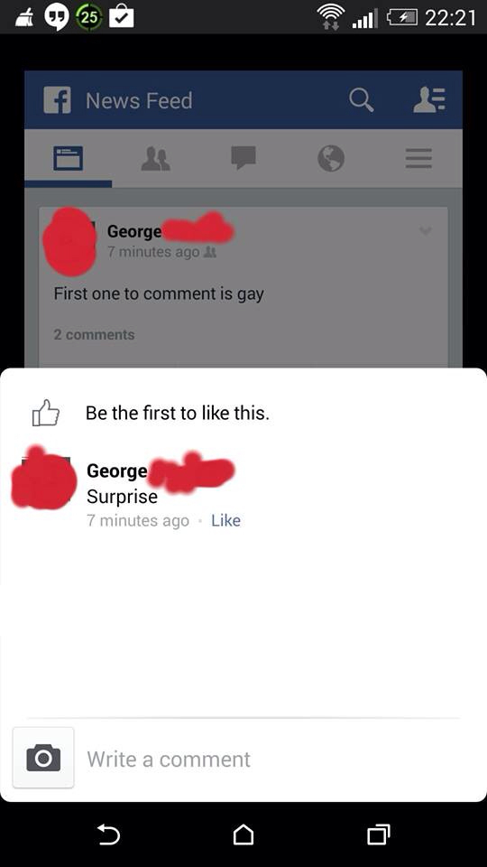 5th comment is coming out of the closet - meme