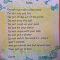Life rules from a 6 year old
