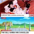 Shame. About cell games not goku