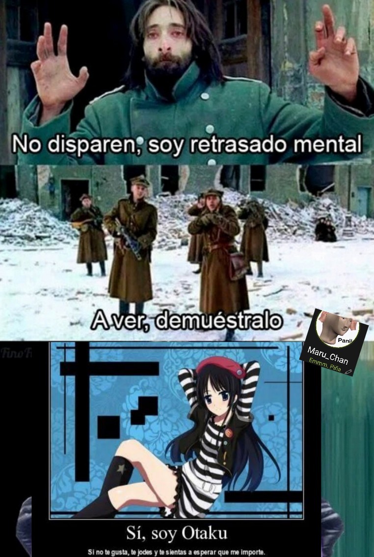 Bañate otaku - meme