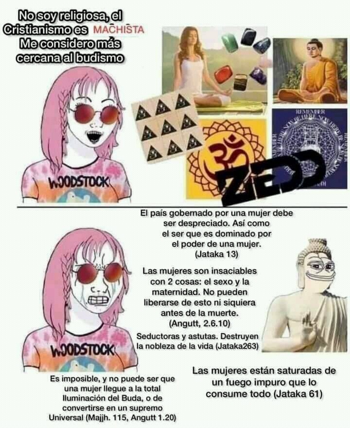 Budistas basados - meme