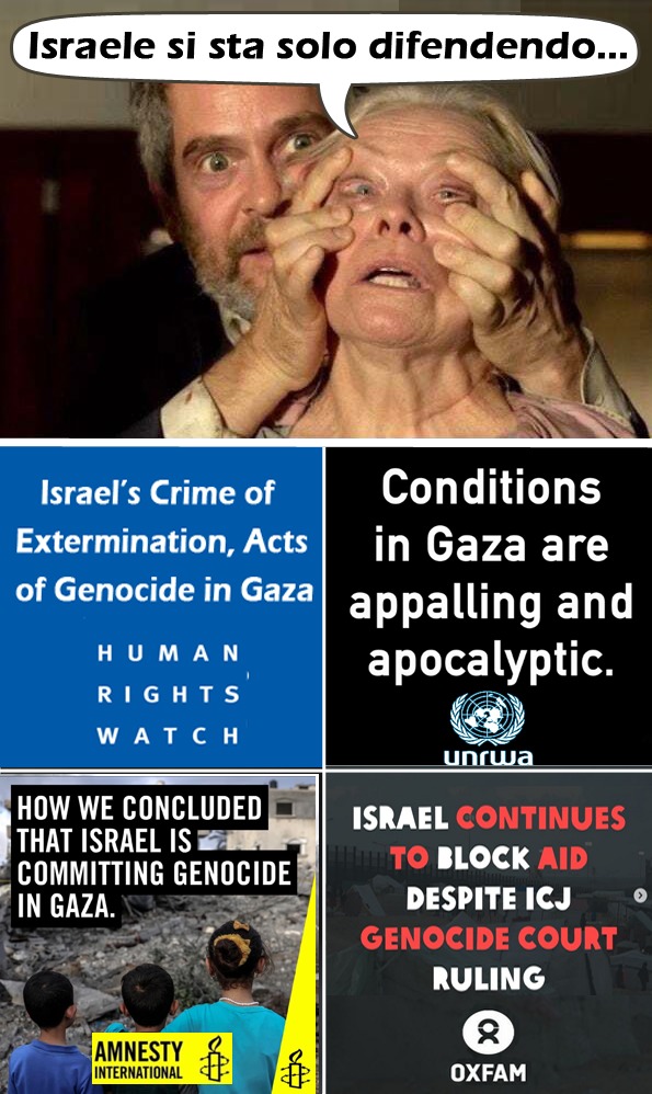 Israele si sta solo difendendo ... - meme