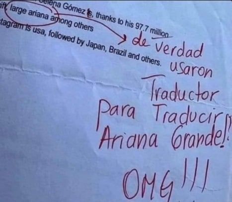 Large Ariana - meme