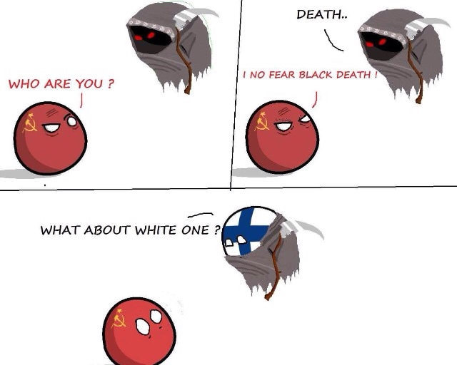 White death (Winter War) - meme