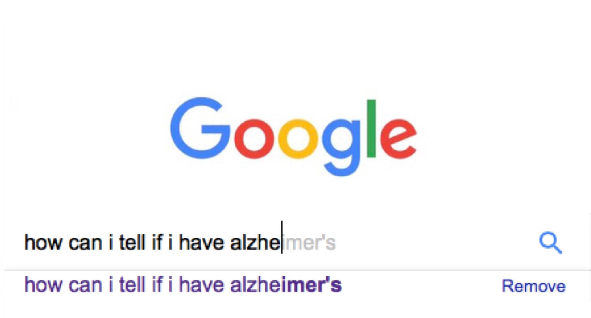 How can I tell if I have alzheimer's - meme