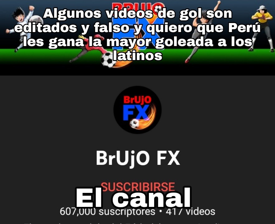 Brujo fx canal peruano - meme
