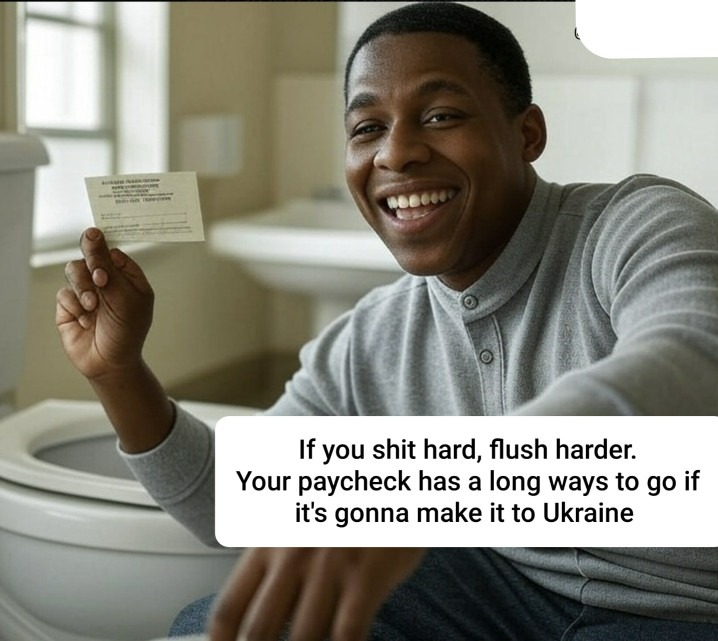 His paycheck ain't shit tho - meme