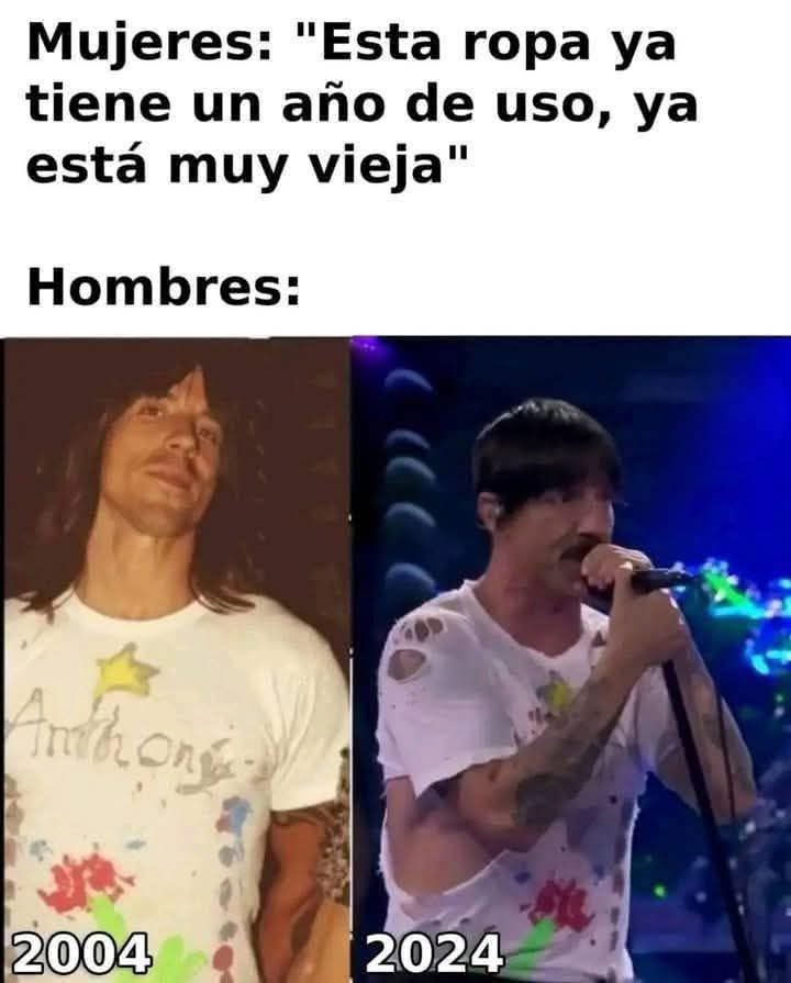la camiseta aun tiene un par de puestas - meme