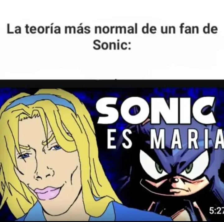 Sonic es marica - meme
