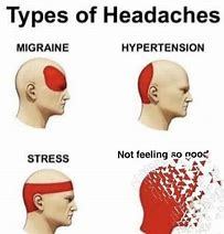 Types of Headaches - meme