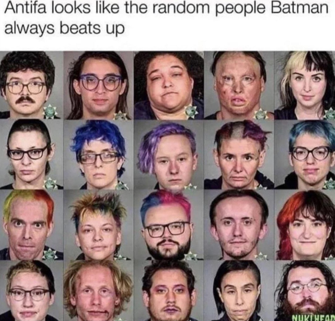 they all look like Joker henchmen - meme