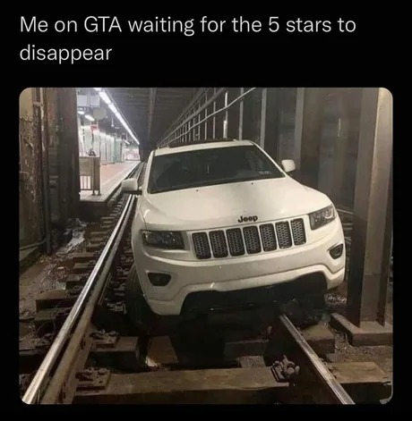 Me on GTA waiting - meme