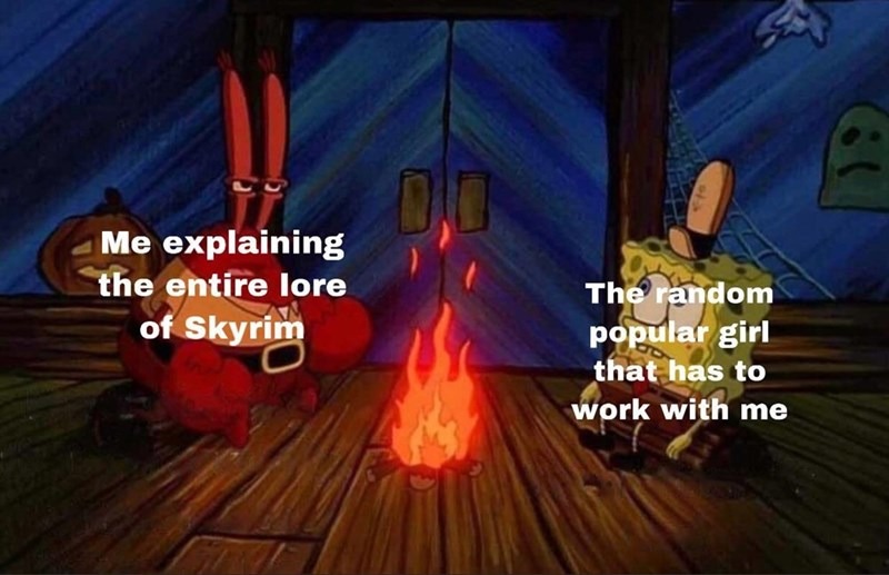 Skyrim lore - meme