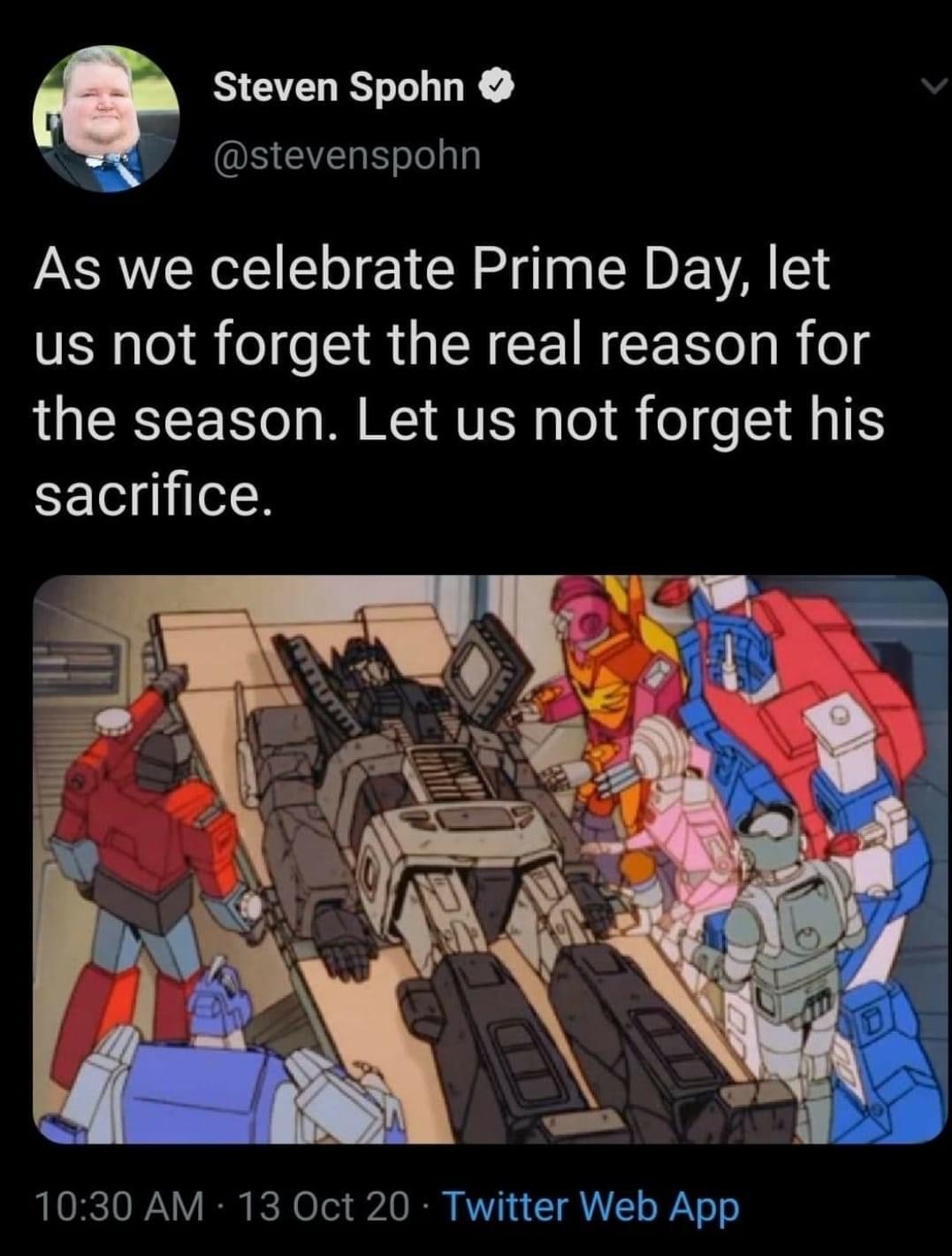 let us not forget his sacrifice - meme