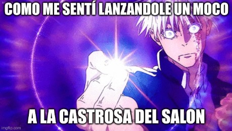 Literal: MOCO PÚRPURA - meme