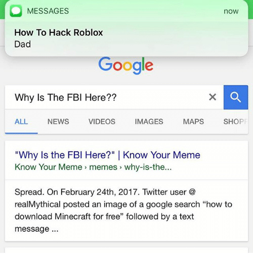 Why is the FBI here? - meme