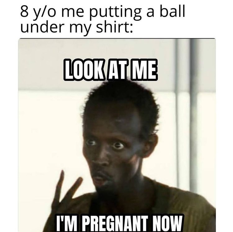 I am the pregnant now - meme