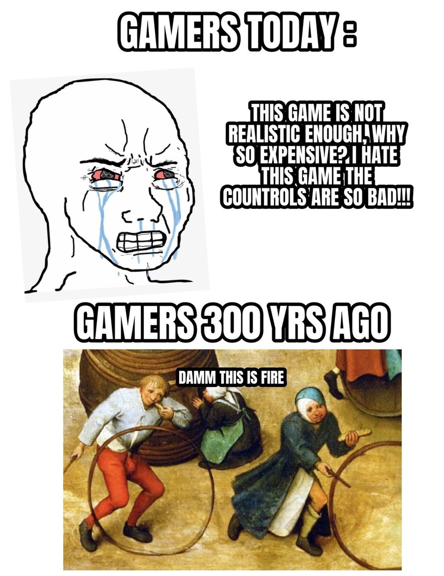 True gamers - meme