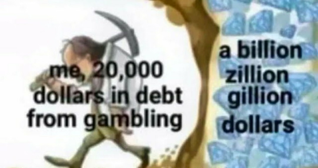 Dongs gambling - meme