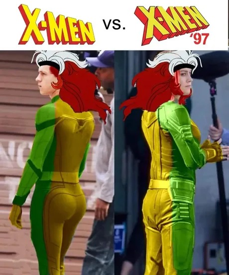 X-Men vs X-Men 97 - meme