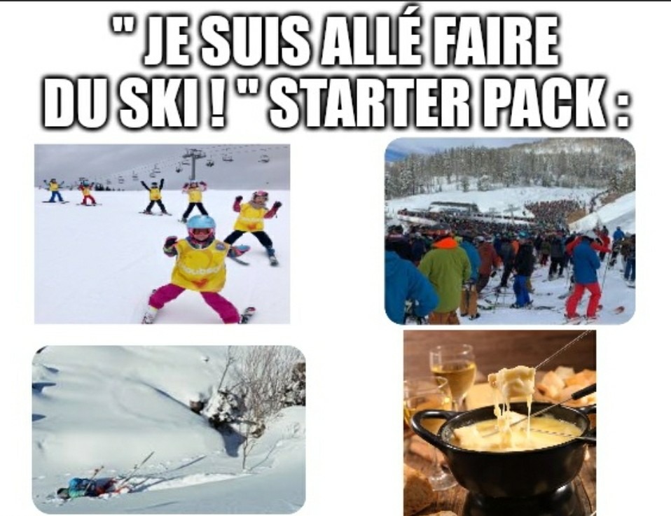 Ski - meme
