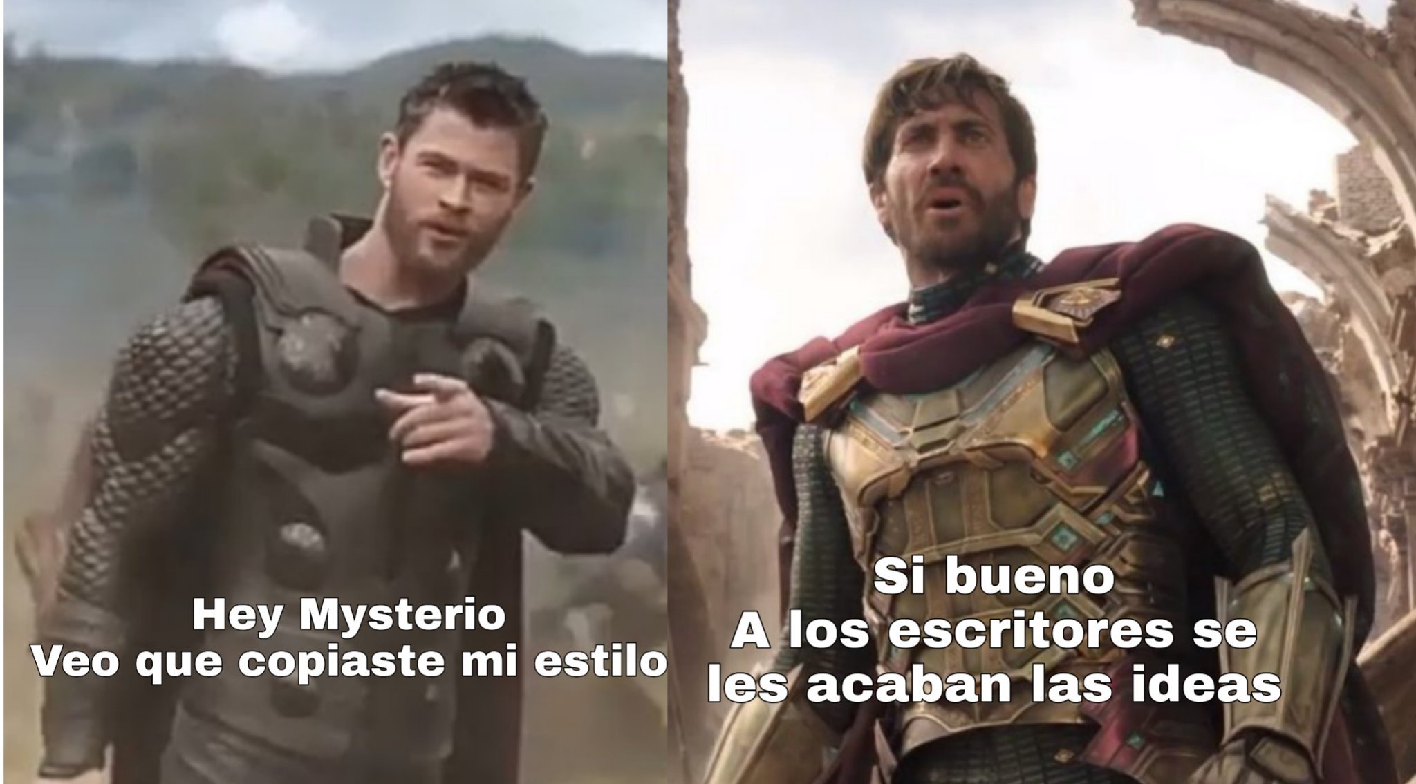 Thor vs Mysterio - meme