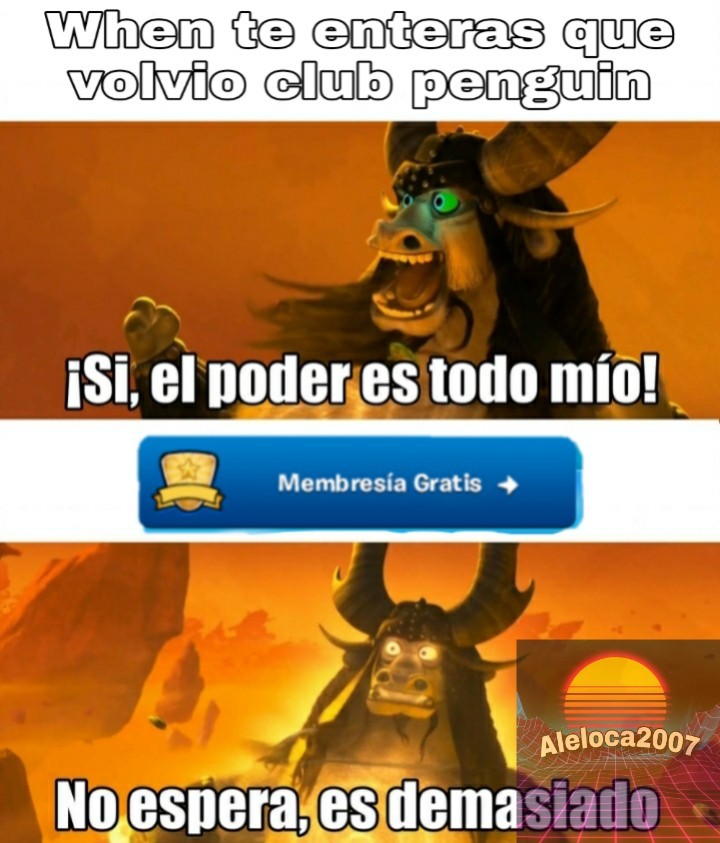 Volvio club penguin!!!!! - Meme by Aleloca2007 :) Memedroid