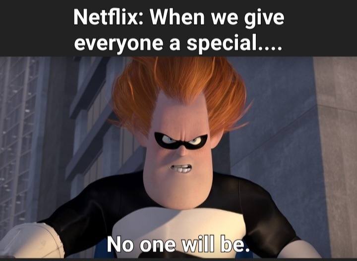 Netflix specials - meme
