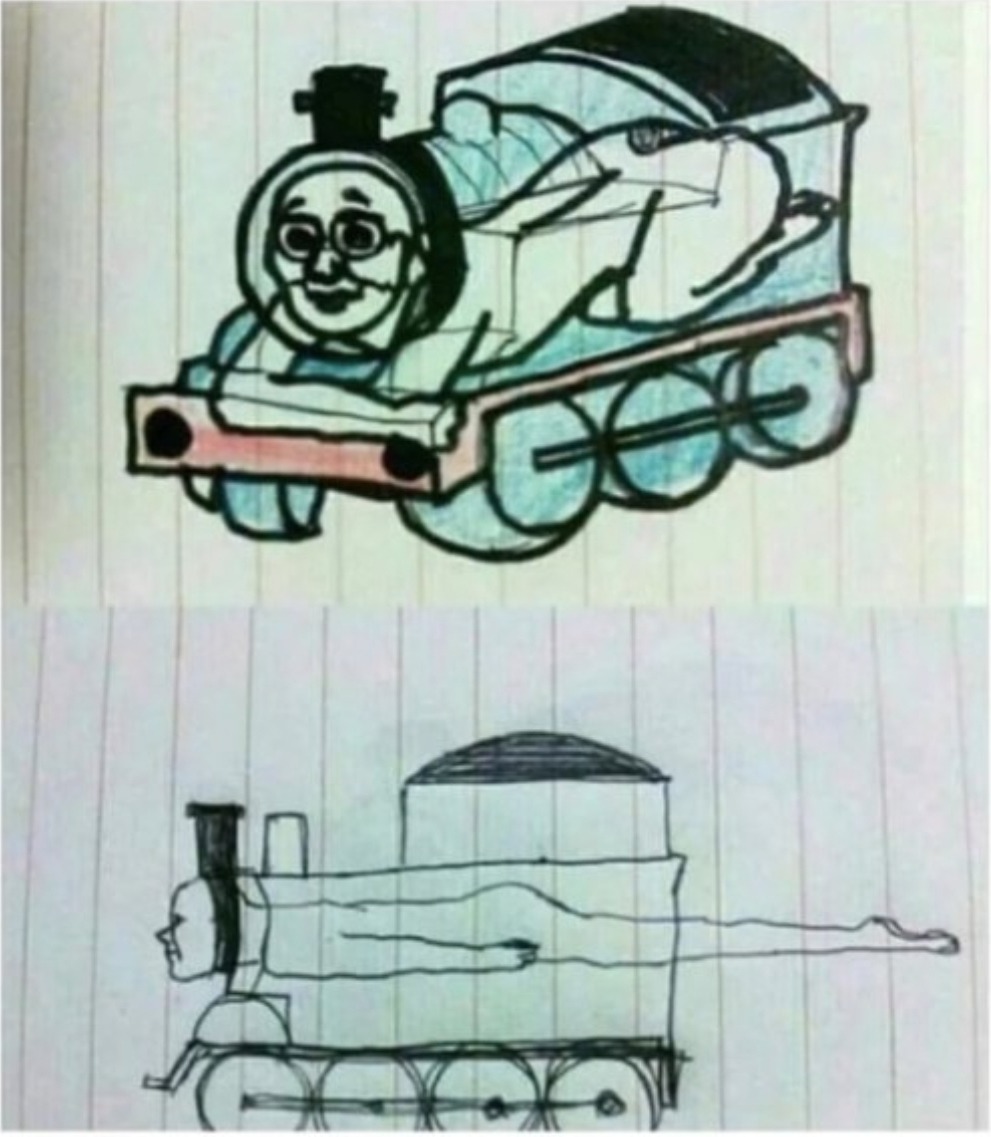 Thomas the tank engine  - meme
